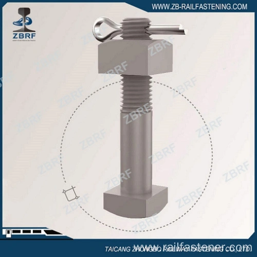 Square Head Drilled Bolt With Cotter Pin China Manufacturer 